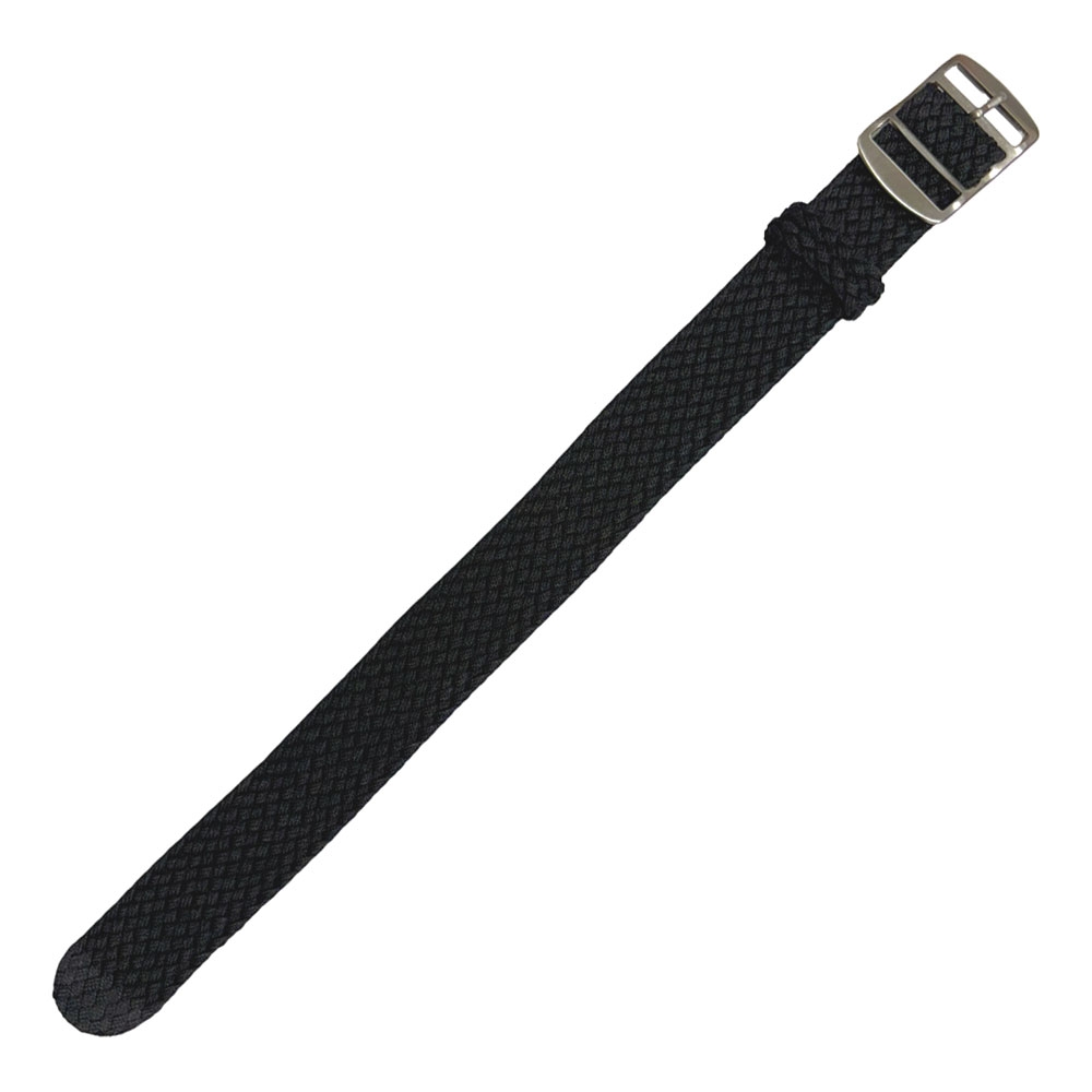 Perlon Woven Watch Strap Black