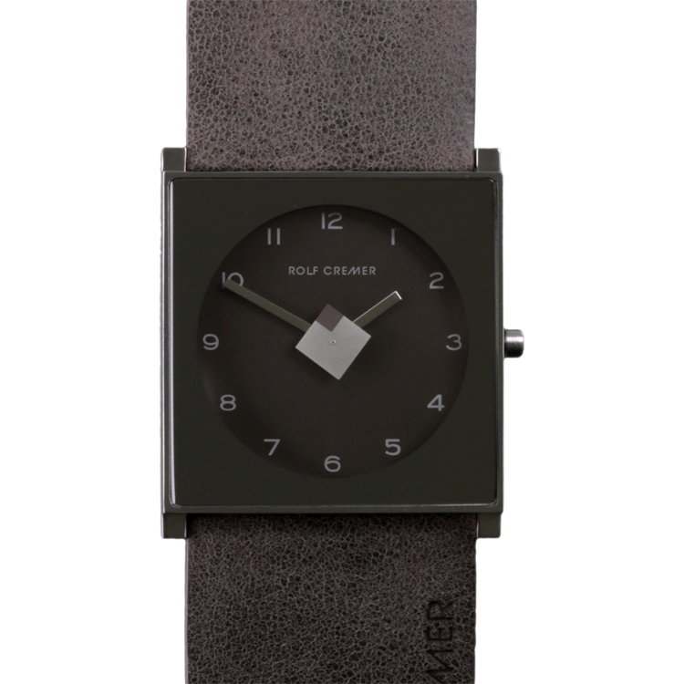 Rolf Cremer Cube 506004 Watch Strap Brown Grey Leather 32mm