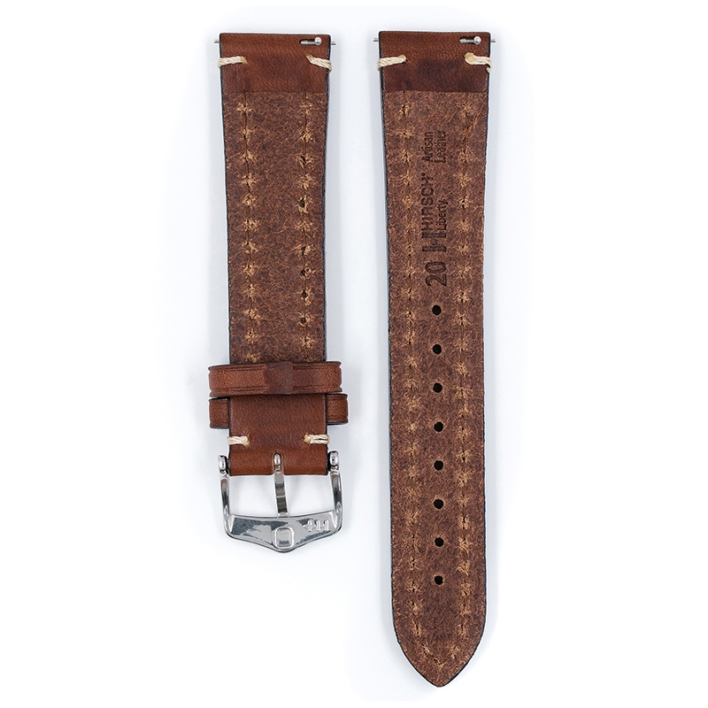 Hirsch Liberty Artisan Watchband Leather Brown