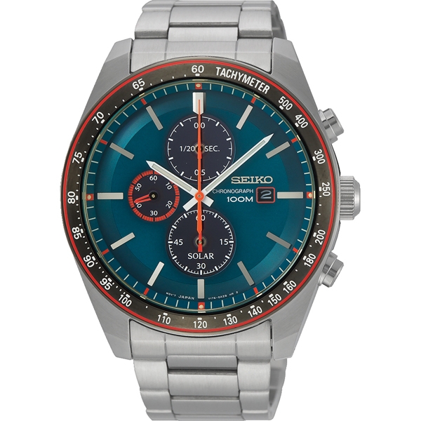 Seiko Chronograph Solar Watch Strap SSC717 Stainless Steel