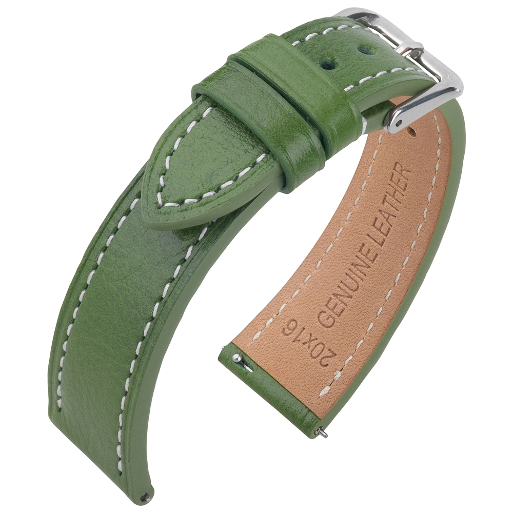 Calf Skin Watch Strap Vintage Green