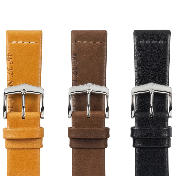 Hirsch Earth Artisan Compass Rose Watch Band Honey
