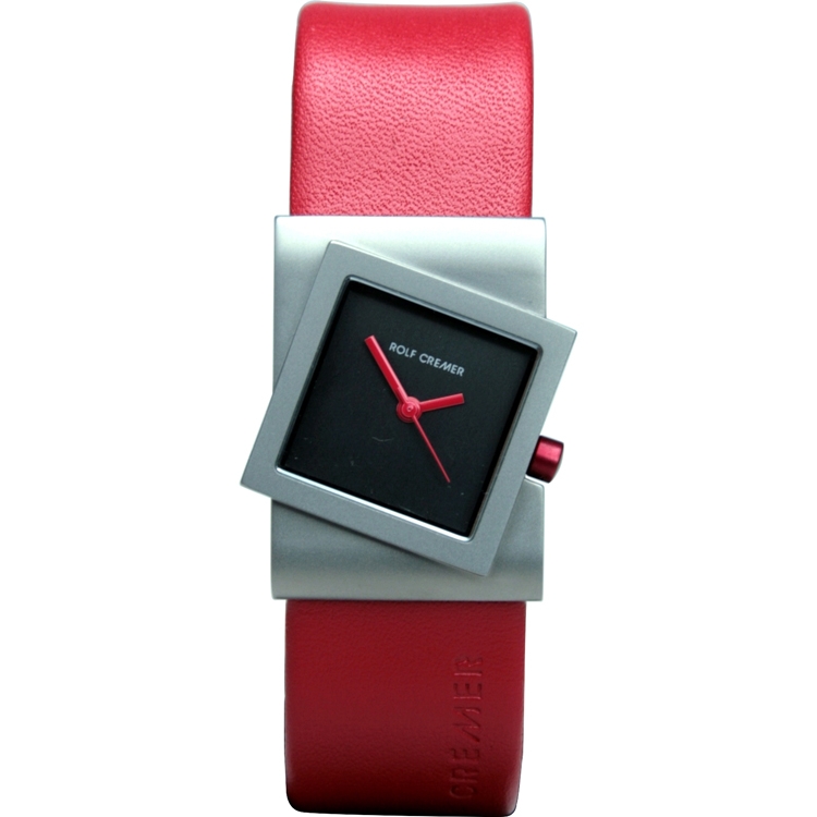 Rolf Cremer Turn 491818 Watch Strap Red Leather 22mm