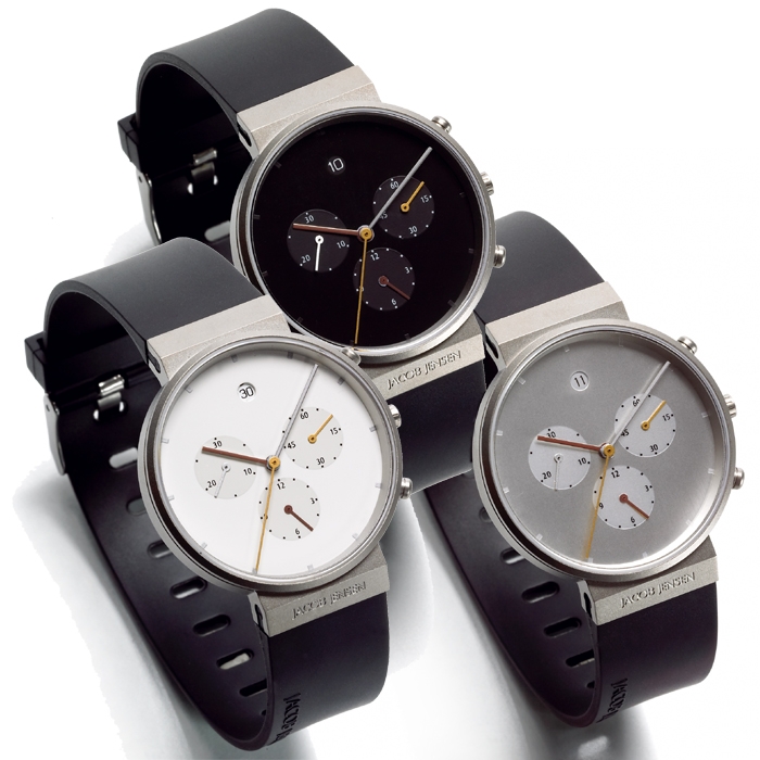 Jacob Jensen Watch Band 600, 601, 602, 702 rubber 19mm