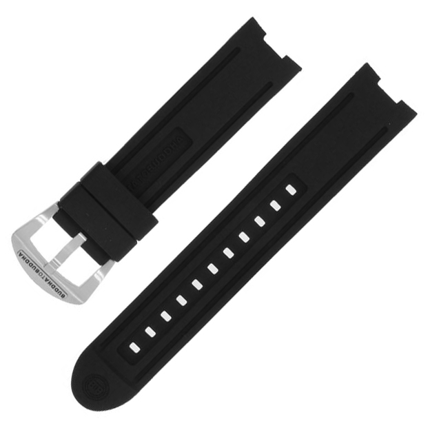 Buddha to Buddha Watch Strap for Accelerator BTB.M.R… 46mm Watches - Black Rubber 21mm