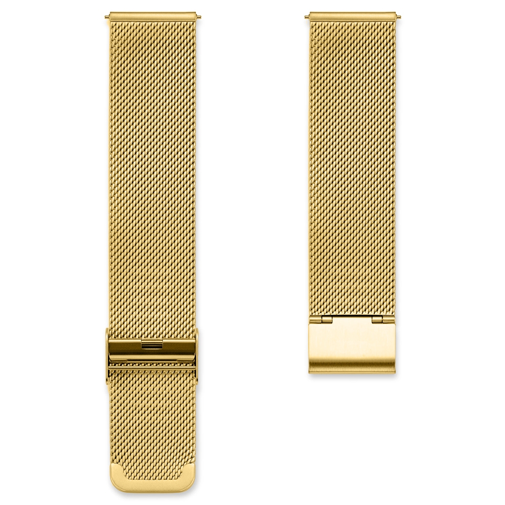 Mesh Milanese Watch Bracelet 0.6 Finely Woven Gold Steel