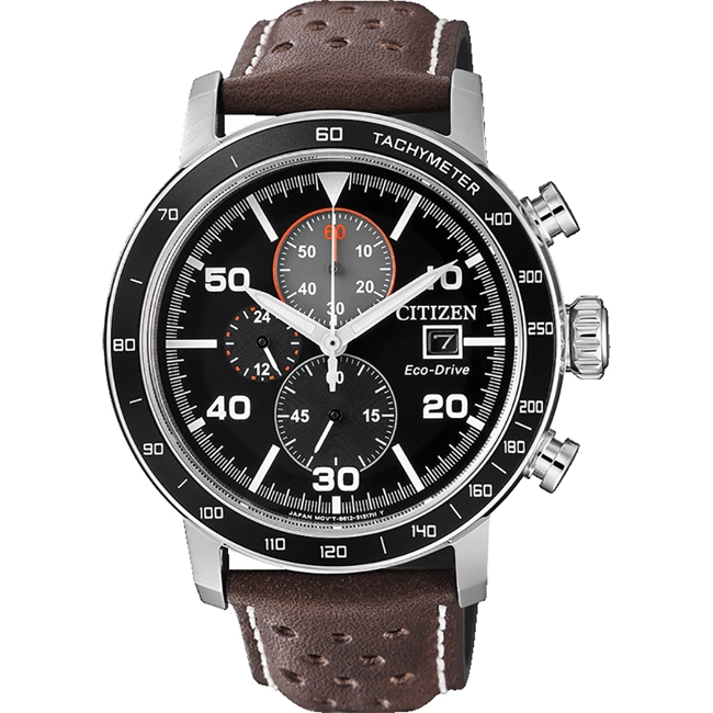 Citizen Eco-Drive Chronograph CA0641-24E Watch Strap 22mm
