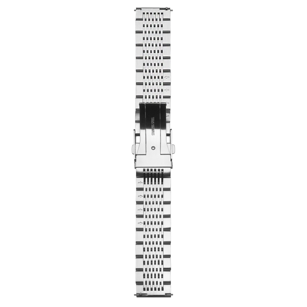 Watch Bracelet with Folding Clasp Stainless Steel