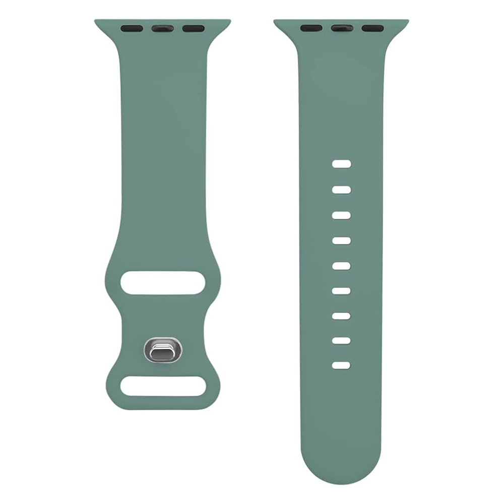 Apple Watch Strap Silicone Rubber Sea Green