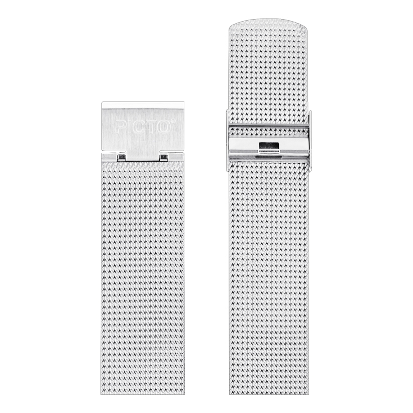Picto Watch Strap Mesh Steel 20mm