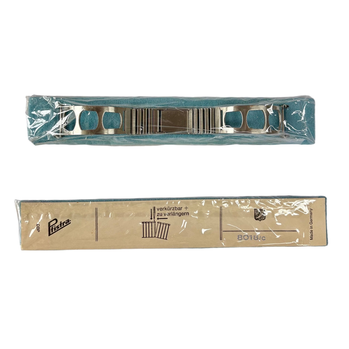 Pfistra Rally Steel Watch Bracelet 8018/C - Vintage NOS 1970's - 20/18/16mm