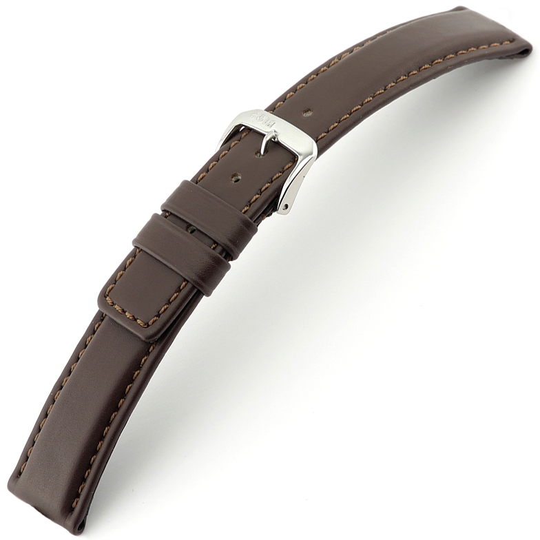 Rios Solid Watch Strap Cowhide Brown