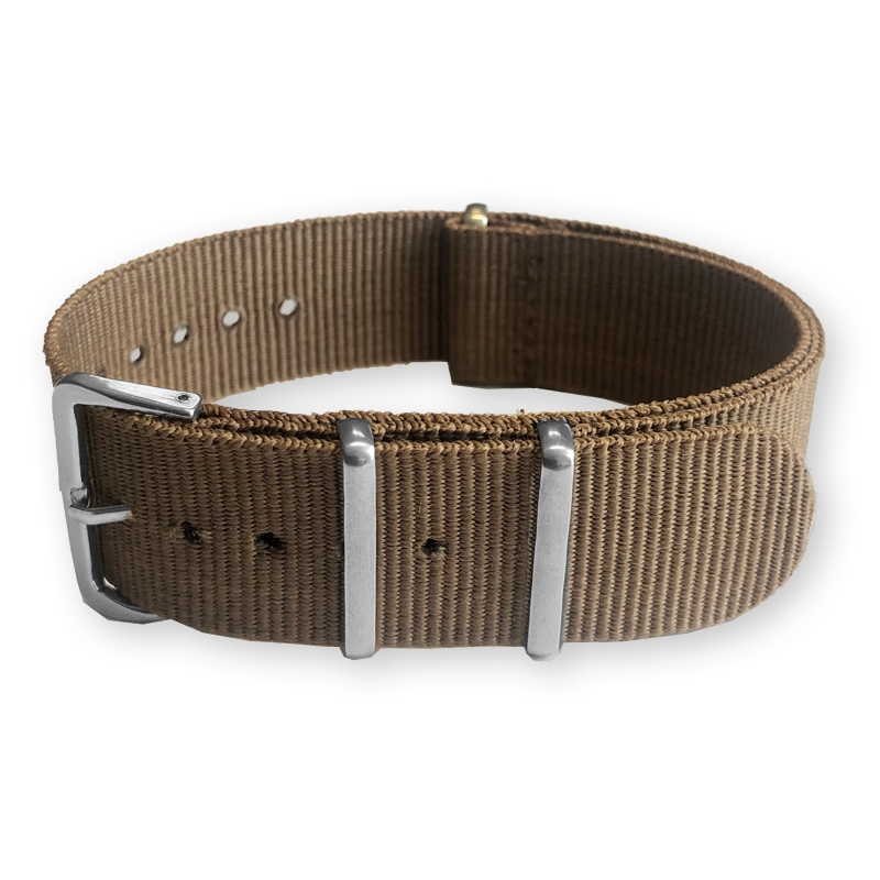 Brown NATO Nylon Strap- 20mm
