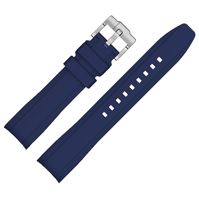 Rubber Watch Strap for MoonSwatch Blue