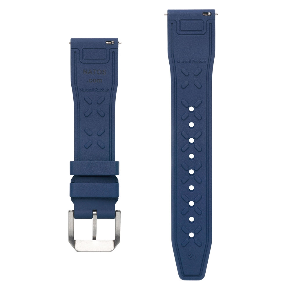 IWC Style Watch Strap FKM Rubber Blue