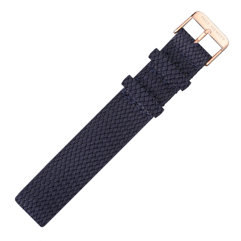 Paul Hewitt Perlon Watch Strap Navy Blue 20mm