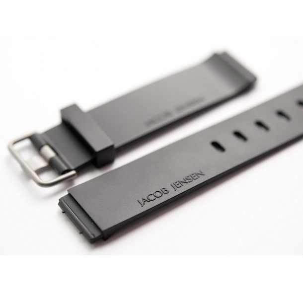 Jacob Jensen Watch Strap 645, 646, 647, 655, 656, 657, 754, 764 rubber 17mm