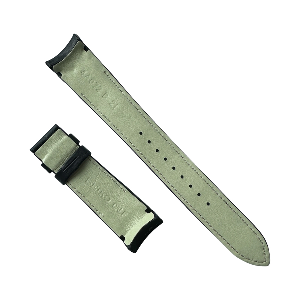 Seiko Premier Kinetic Strap SRN005P1 Black Leather