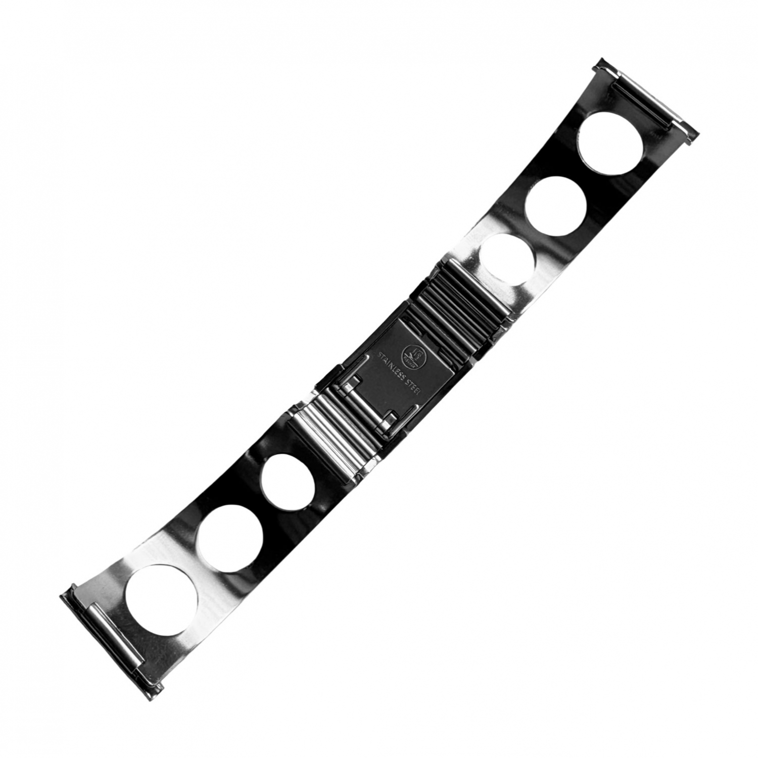Fischer Hit Rally Steel Watch Bracelet 28557 - Vintage NOS 70's - 20/16mm
