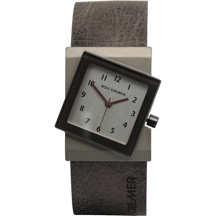 Rolf Cremer Big Turn 503411 Watch Strap Brown Grey Leather 26mm