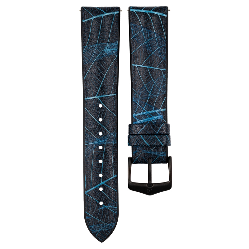 Hirsch Leaf Performance Collection Real Leaf Blue / Black Rubber