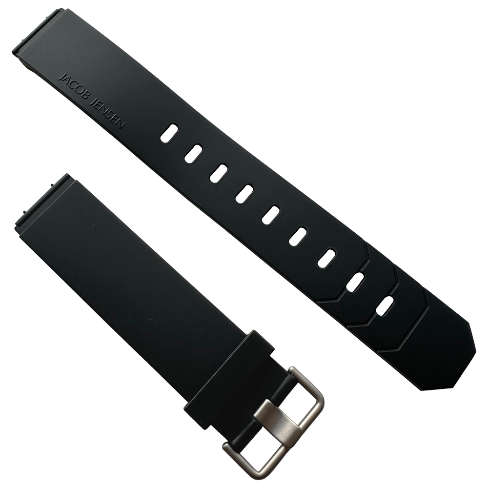 Jacob Jensen Watch Band 600, 601, 602, 702 rubber 19mm