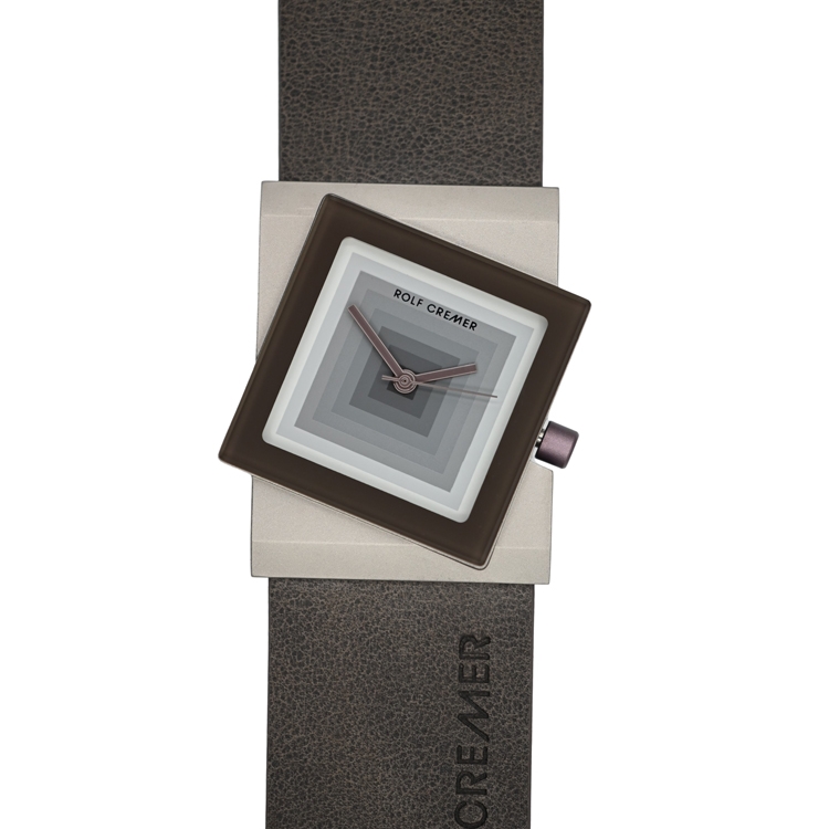 Rolf Cremer Big Turn 503419 Watch Strap Brown Grey Leather 26mm