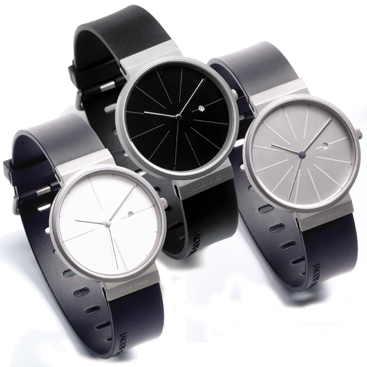Jacob Jensen Watch Strap 640, 641, 642, 660, 662, 680, 681 rubber 17mm