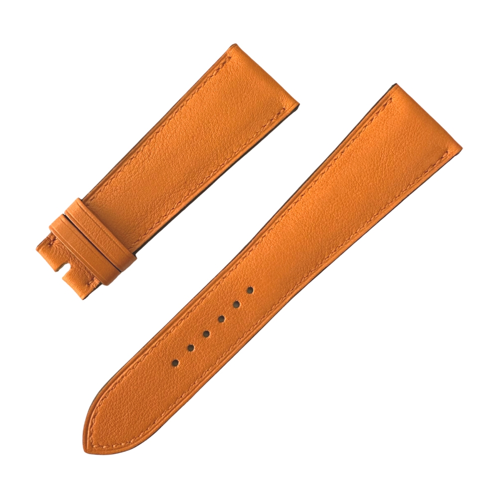 Original Hermès Watch Strap Orange Calf Skin 23/17mm