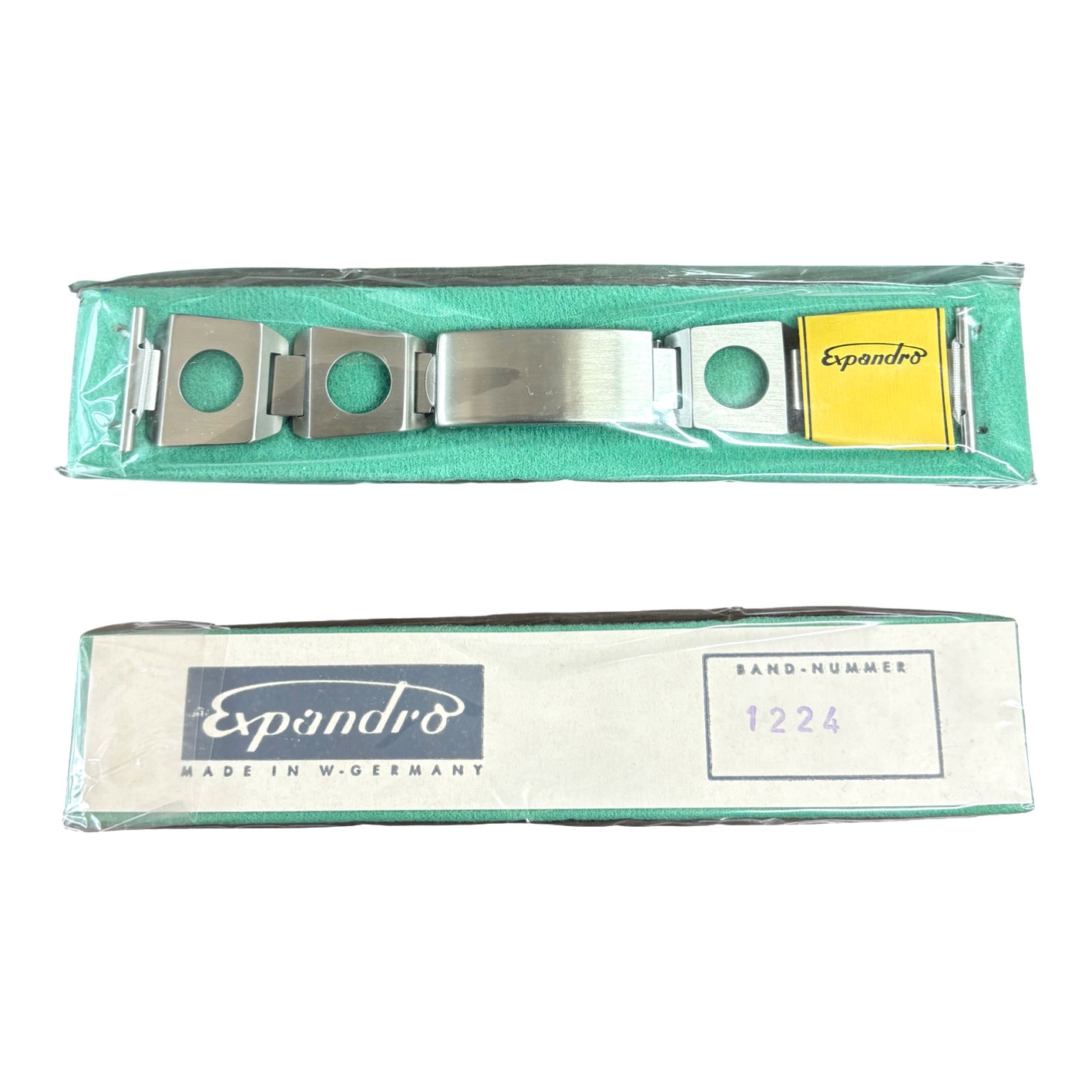 Expandro Steel Tropic Watch Bracelet 1224 - Vintage NOS 70's - 18-26mm
