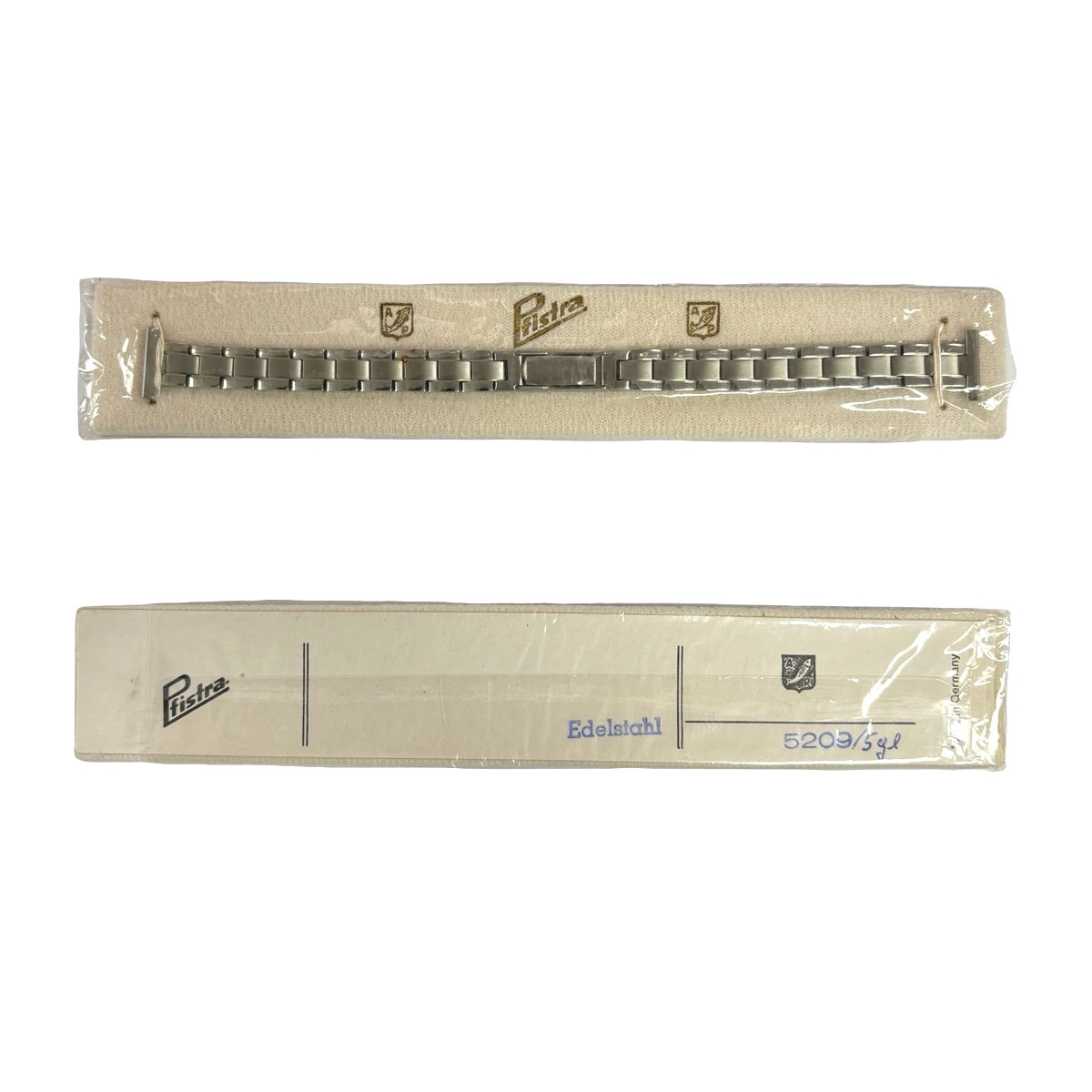 Pfistra Steel Watch Bracelet 5209 - Vintage NOS 70's - 14/9mm