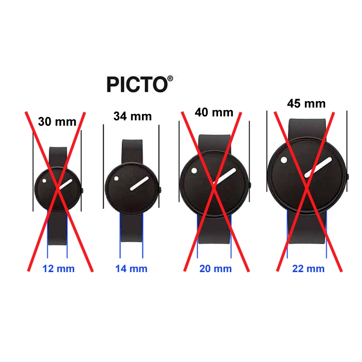 Picto Watch Strap Mesh Steel 14mm