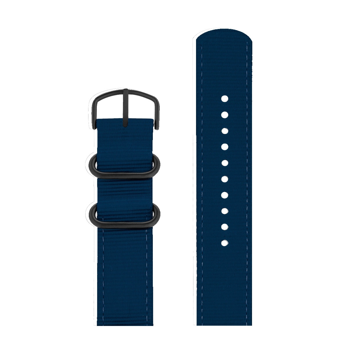Picto Watch Strap Ghost Nets - Recycled Plastic Dark Blue - 20mm